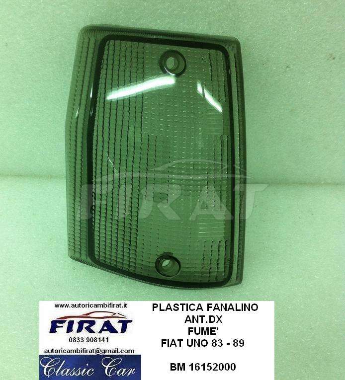 PLASTICA FANALINO FIAT UNO 83-89 ANT.DX FUME'